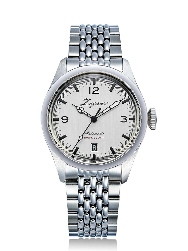 YN55a Herrenuhr – Luxus Automatik Uhr 38 mm, Retro Design, Chronograph, 100 m wasserdicht, Vintage Style