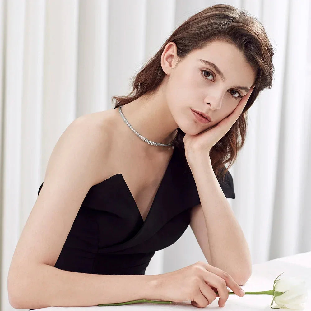 Luxe Elegance – Zirkonia Tennis-Kette