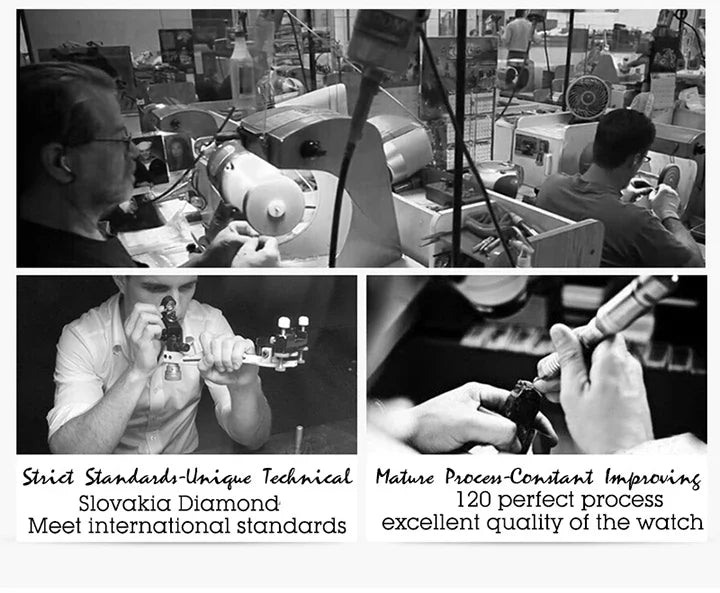 Ice Out Luxus Quarzuhr für Herren – Voll Diamant, Luminous Zeiger, 30m Wasserdicht, Edelstahl, Auto Date, Anti-Magnetisch