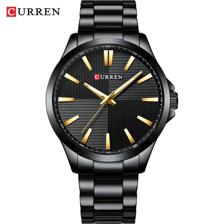 Herren Armbanduhr – Edelstahl Mesh Quarz-Uhr | Business & Freizeit | 3ATM Wasserdicht