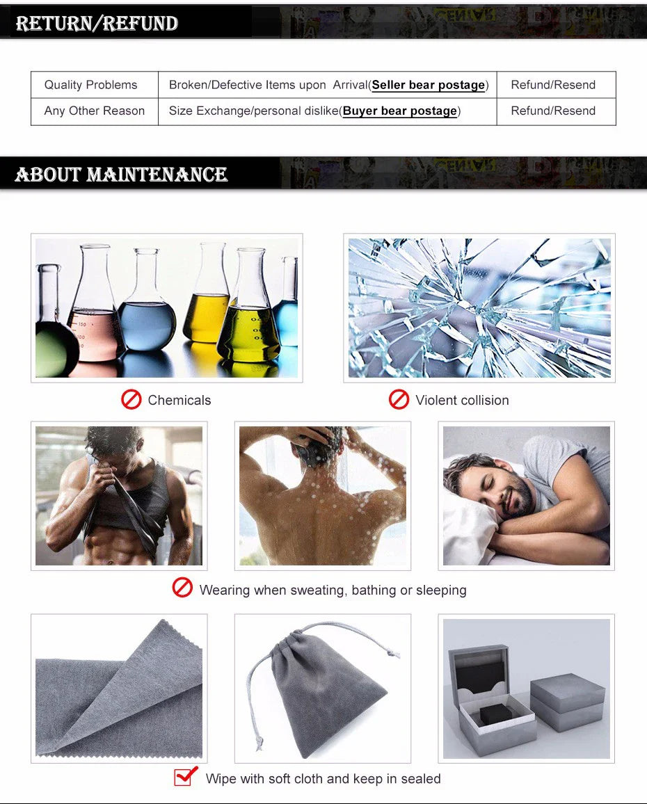 Hip Hop Goldkette für Herren – 8mm Curb Design