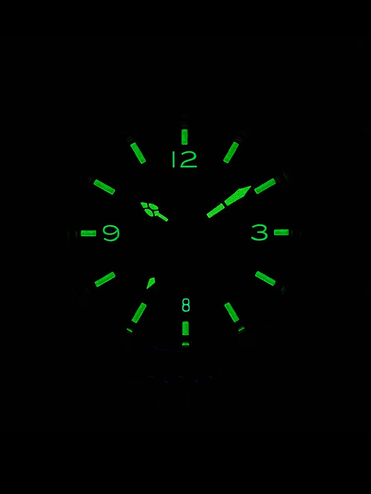 YN55a Herrenuhr – Luxus Automatik Uhr 38 mm, Retro Design, Chronograph, 100 m wasserdicht, Vintage Style