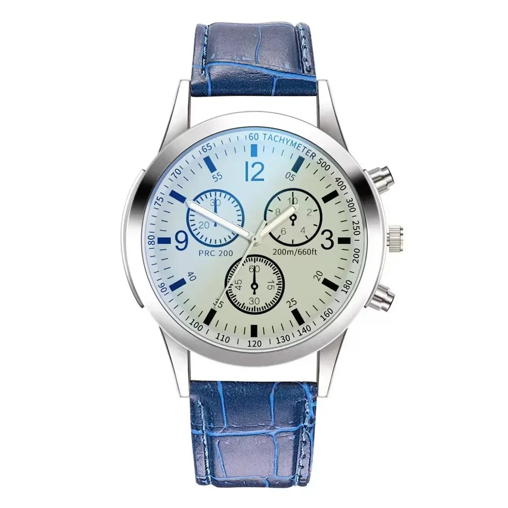 Quarz-Armbanduhr für Herren – Retro Design, Wolframstahl, Keine Wasserdichtigkeit