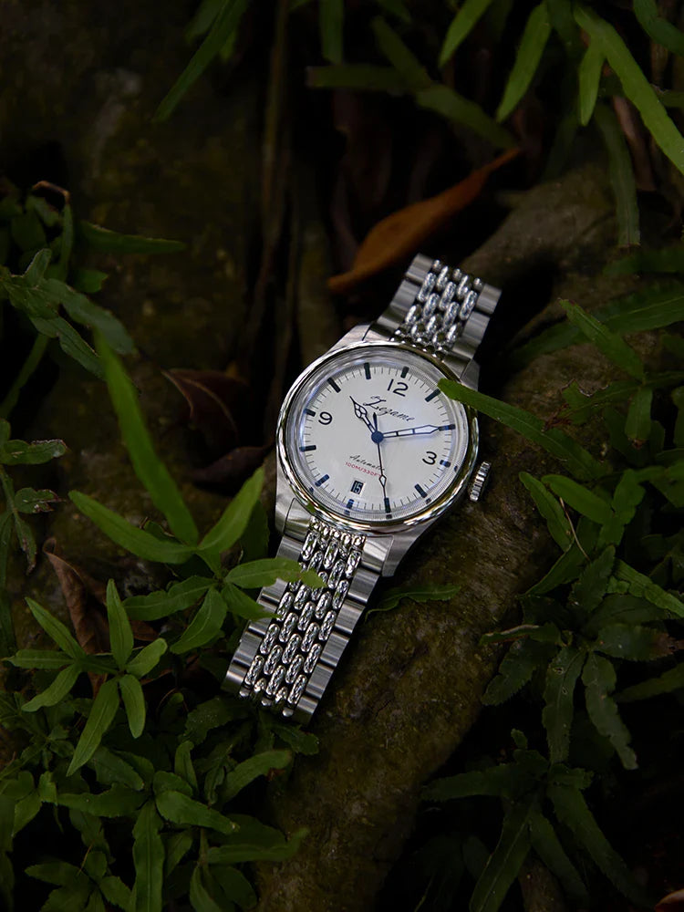 YN55a Herrenuhr – Luxus Automatik Uhr 38 mm, Retro Design, Chronograph, 100 m wasserdicht, Vintage Style