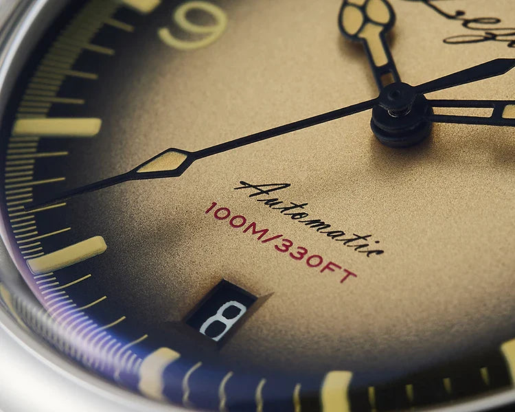 YN55a Herrenuhr – Luxus Automatik Uhr 38 mm, Retro Design, Chronograph, 100 m wasserdicht, Vintage Style