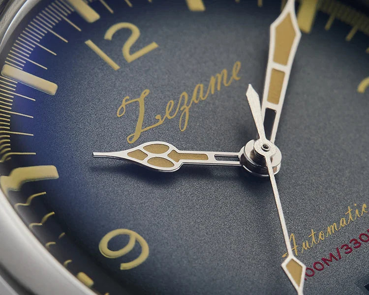 YN55a Herrenuhr – Luxus Automatik Uhr 38 mm, Retro Design, Chronograph, 100 m wasserdicht, Vintage Style