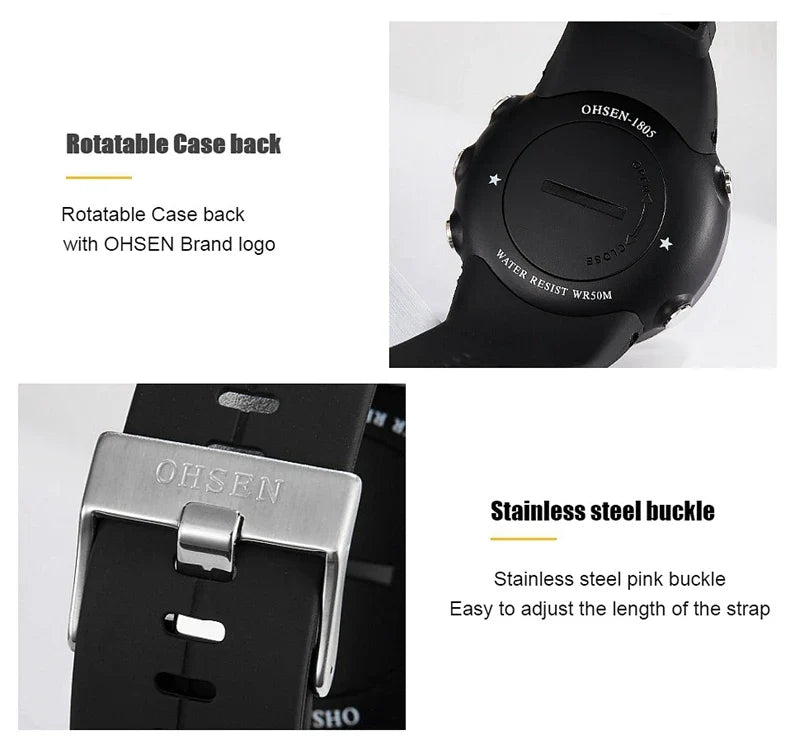 Taktische LED-Militäruhr – Robust & Wasserdicht