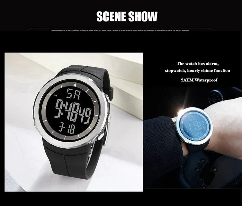 Taktische LED-Militäruhr – Robust & Wasserdicht