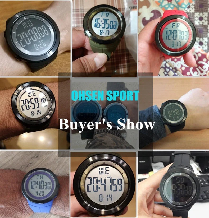 Taktische LED-Militäruhr – Robust & Wasserdicht