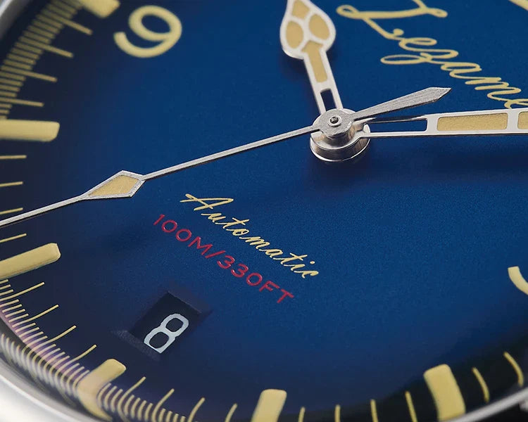 YN55a Herrenuhr – Luxus Automatik Uhr 38 mm, Retro Design, Chronograph, 100 m wasserdicht, Vintage Style