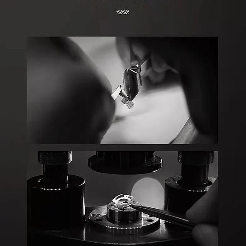 Mairuige Quarz Armbanduhr für Herren, Edelstahl, Wasserdicht, Leuchtzeiger, Elegantes Design