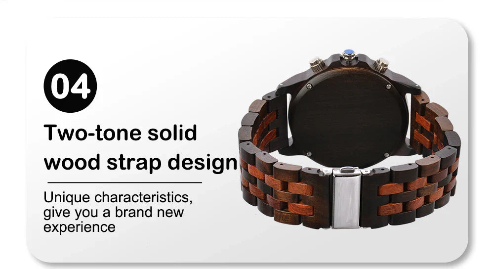 Gravierte Holzuhr für Männer – Das perfekte Geschenk