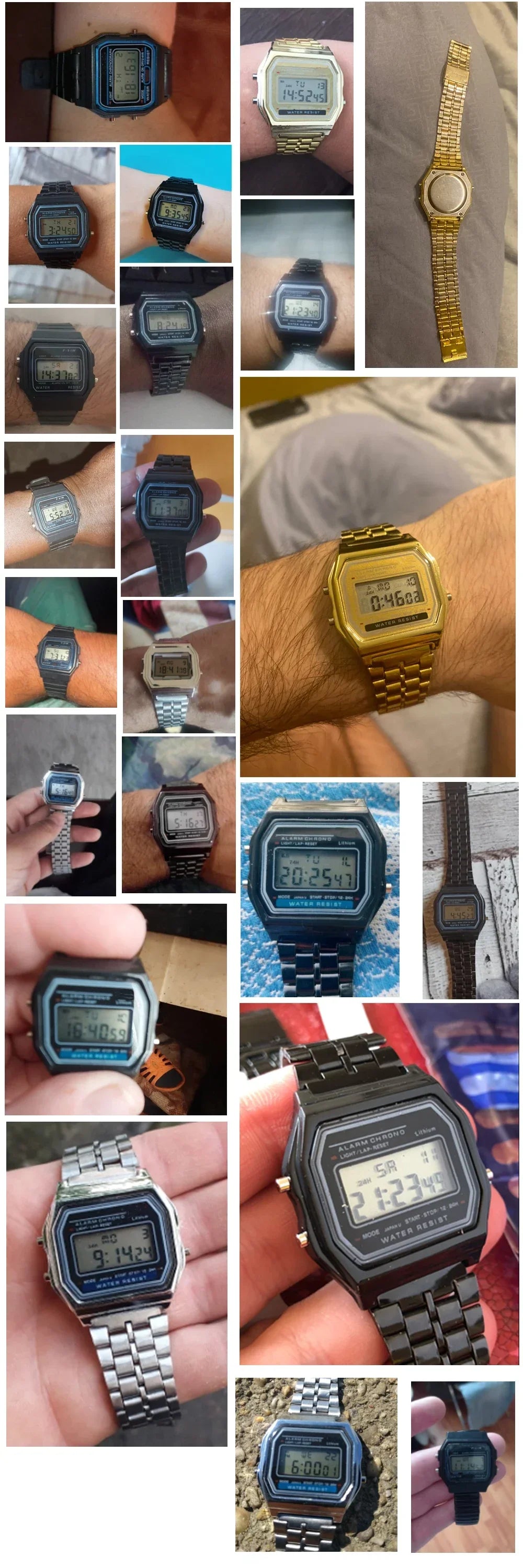 Digitale LED-Armbanduhr 2025 – Sportlich. Stylisch. Wasserdicht.