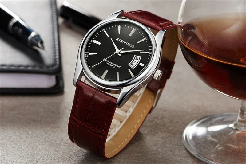 Luxus Herren-Armbanduhr 2022 – Edelstahlband, Wasserdicht, Business Uhren für Männer | Relogio Masculino