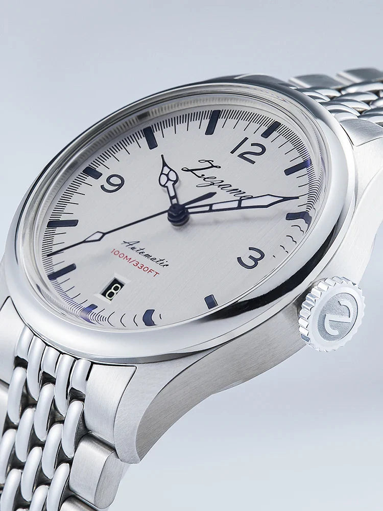 YN55a Herrenuhr – Luxus Automatik Uhr 38 mm, Retro Design, Chronograph, 100 m wasserdicht, Vintage Style