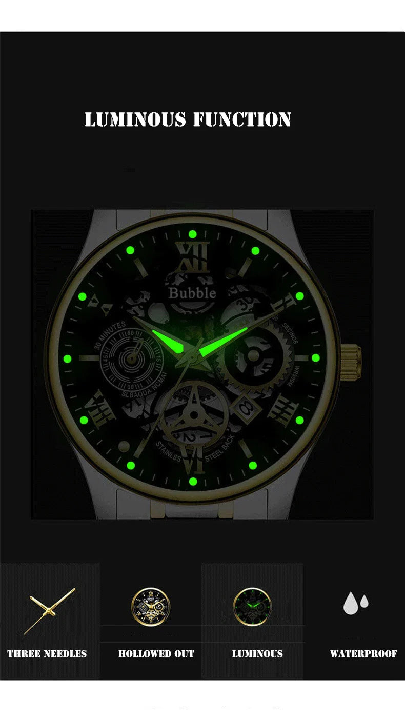 UTHAI Herren Quarzuhr – Elegant. Vielseitig. Wasserdicht.