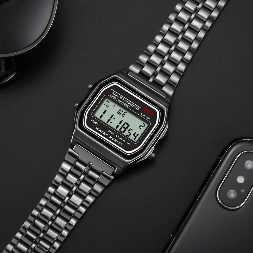 Digitale LED-Armbanduhr 2025 – Sportlich. Stylisch. Wasserdicht.