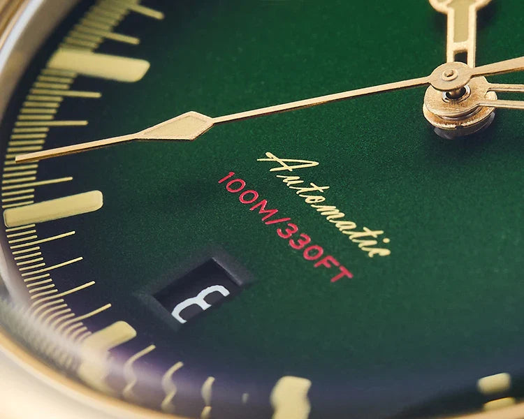 YN55a Herrenuhr – Luxus Automatik Uhr 38 mm, Retro Design, Chronograph, 100 m wasserdicht, Vintage Style