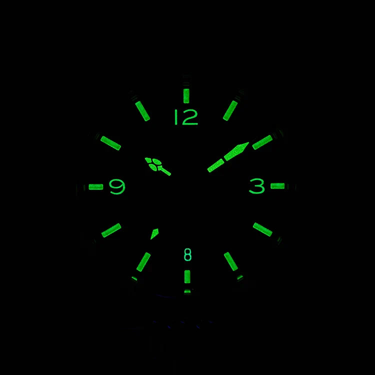 YN55a Herrenuhr – Luxus Automatik Uhr 38 mm, Retro Design, Chronograph, 100 m wasserdicht, Vintage Style